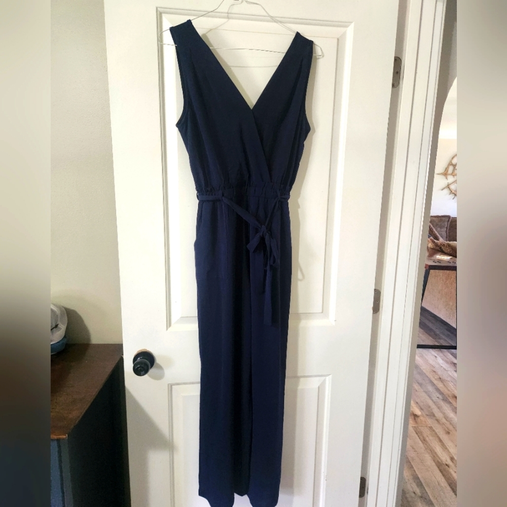 Navy blue jumpsuit